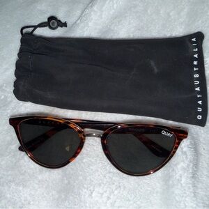 Quay Australia Rumours Tortoiseshell Frame Sunglasses